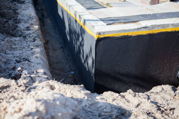Professional Exterior Waterproofing technician working in North Fairfield, OH